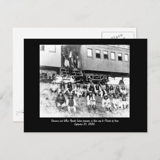 Geronimo, Geronimo und Apache indische Pi... Postkarte (Vorne/Hinten)