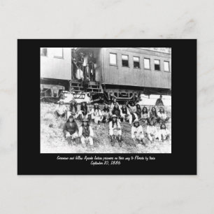 Geronimo, Geronimo und Apache indische Pi... Postkarte