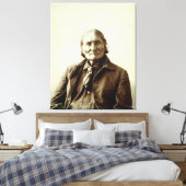 Geronimo (Guiyatle) Apache Native Amerikanische Ur Leinwanddruck (Insitu (Schlafzimmer))