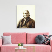 Geronimo (Guiyatle) Apache Native Amerikanische Ur Leinwanddruck (Insitu (Wohnzimmer))