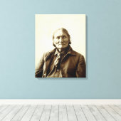 Geronimo (Guiyatle) Apache Native Amerikanische Ur Leinwanddruck (Insitu (Holzboden))