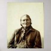 Geronimo (Guiyatle) Apache Native Amerikanische Ur Poster (Vorne)
