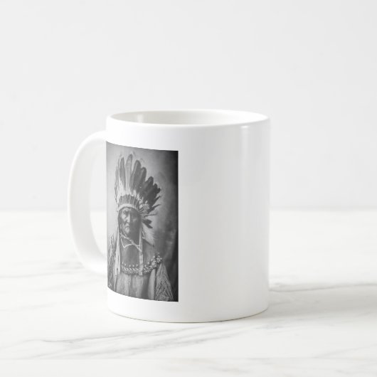 Geronimo im Hauptkleid Kaffeetasse (Vorderseite Links)