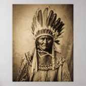 Geronimo im Kopfkleid Poster (Vorne)