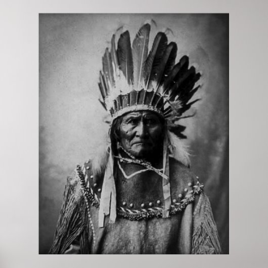 Geronimo im Kopfkleid Poster (Vorne)