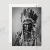 Geronimo im Kopfkleid Postkarte (Vorne/Hinten)