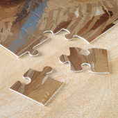 Geronimo Indianischer Häuptling Krieger Portrait Puzzle (Seite)