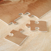 Geronimo Indianischer Häuptling Krieger Portrait Puzzle (Seite)