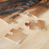 Geronimo Indianischer Häuptling Krieger Portrait Puzzle (Seite)