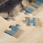 Geronimo Indischer Chefkrieger Portrait Puzzle (Seite)
