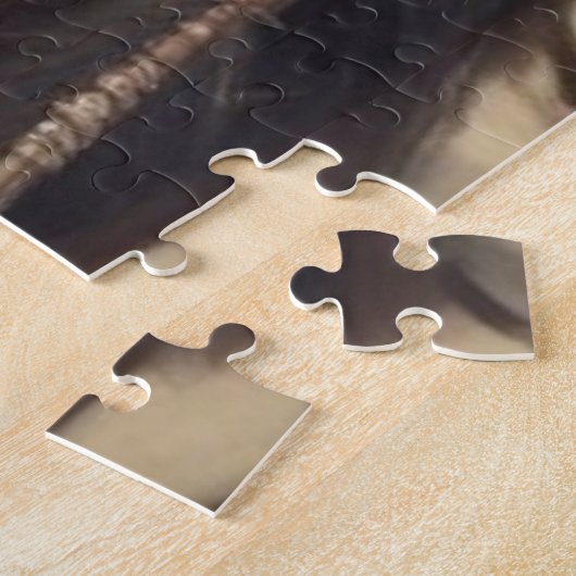 Geronimo Indischer Chefkrieger Portrait Puzzle (Seite)