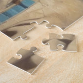 Geronimo Indischer Chefkrieger Portrait Puzzle (Seite)