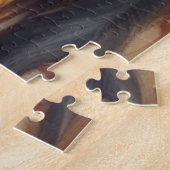 Geronimo Indischer Chefkrieger Portrait Puzzle (Seite)