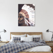 Geronimo Leinwanddruck (Insitu (Schlafzimmer))