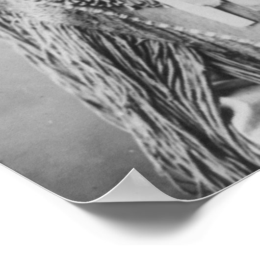 'Geronimo mit Adresse' Poster (Ecke)