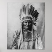 'Geronimo mit Adresse' Poster (Vorne)