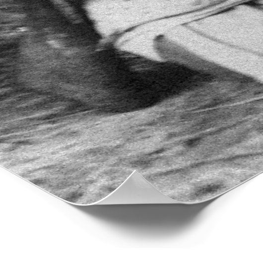 'Geronimo mit Gun am Bereit' Poster (Ecke)