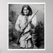 Geronimo mit Rifle 1886 Poster (Vorne)