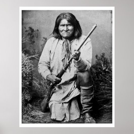 Geronimo mit Rifle 1886 Poster (Vorne)
