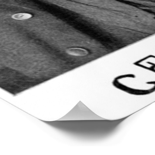 Geronimo Poster (Ecke)