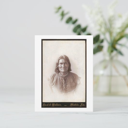 Geronimo Postkarte (Stehend Vorderseite)