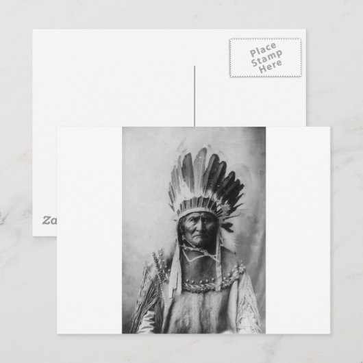 Geronimo Postkarte (Vorne/Hinten)