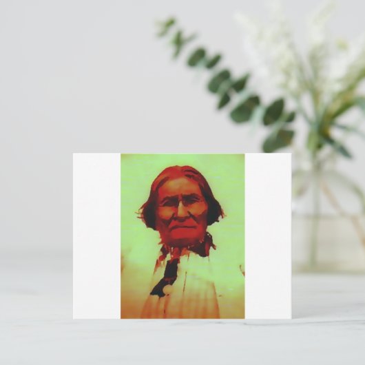 Geronimo Postkarte (Stehend Vorderseite)