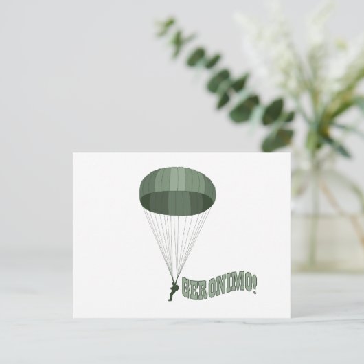 Geronimo! Postkarte (Stehend Vorderseite)