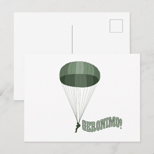 Geronimo! Postkarte (Vorne/Hinten)