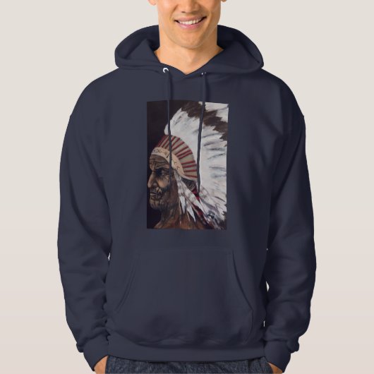 Geronimo (Ruidoso Krieger) Hoodie (Vorderseite)