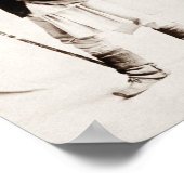 Geronimo Stehend Portrait - 1904 Poster (Ecke)