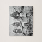 Geronimo und drei seiner Apache-Krieger, 1886 (b Puzzle (Vertikal)