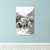 Geronimo und seine Band Leinwanddruck (Insitu (Holzboden))