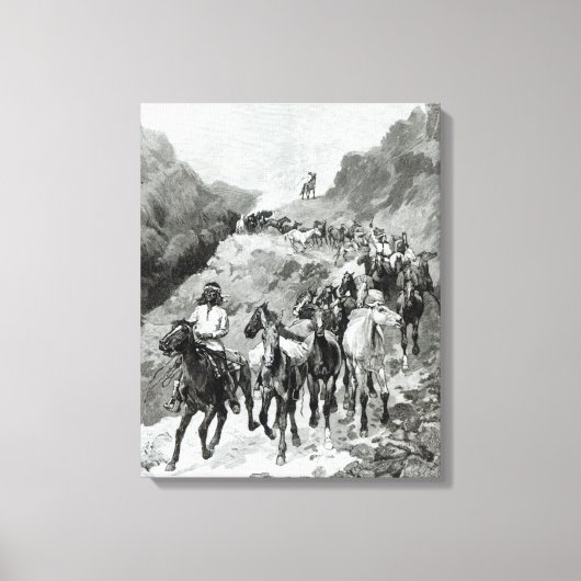 Geronimo und seine Band Leinwanddruck (Vorderseite)