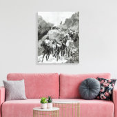 Geronimo und seine Band Leinwanddruck (Insitu (Wohnzimmer))