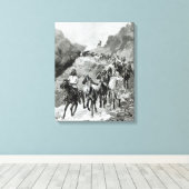 Geronimo und seine Band Leinwanddruck (Insitu (Holzboden))