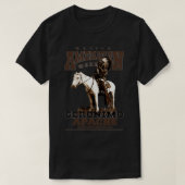 Geronimo Warrior Native American Apache Mascalero T-Shirt (Design vorne)