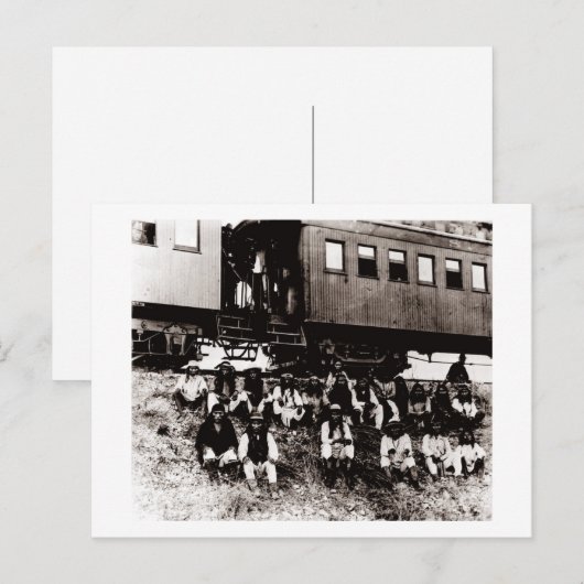 Geronimos Band Postkarte (Vorne/Hinten)