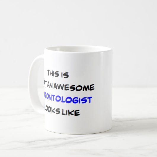 Gerontologe, phantastisch kaffeetasse (Vorderseite Links)