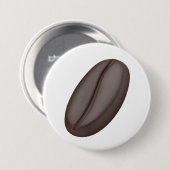geröstete Arabica-Kaffeebohne Button (Vorne & Hinten)