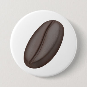 geröstete Arabica-Kaffeebohne Button