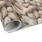 Geröstete Erdnüsse in der Muschel Geschenkpapier (Rolleneckpunkt)