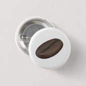 Geröstete Kaffeebohne Button (Vorne & Hinten)