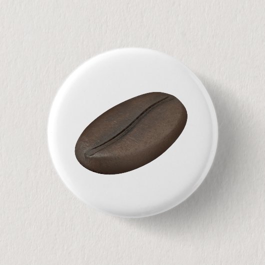 Geröstete Kaffeebohne Button (Vorderseite)