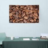 Geröstete Kaffeebohnen Banner (Messeveranstaltung)