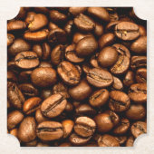 Geröstete Kaffeebohnen Untersetzer (Vorderseite)