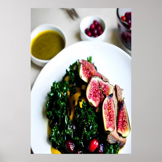 Geröstete menschliche Tenderloin | AI Art Poster (Vorne)