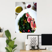 Geröstete menschliche Tenderloin | AI Art Poster (Heimbüro)