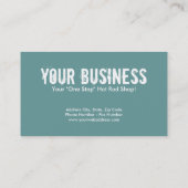 Gerösteter Geist Visitenkarte (Rückseite)