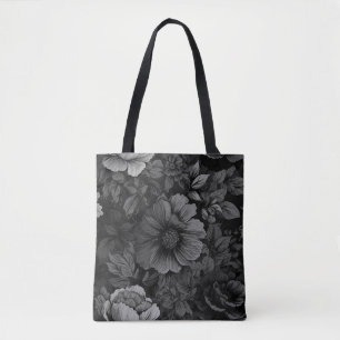 Gerötete Farbtöne der grauen Blüte Tasche